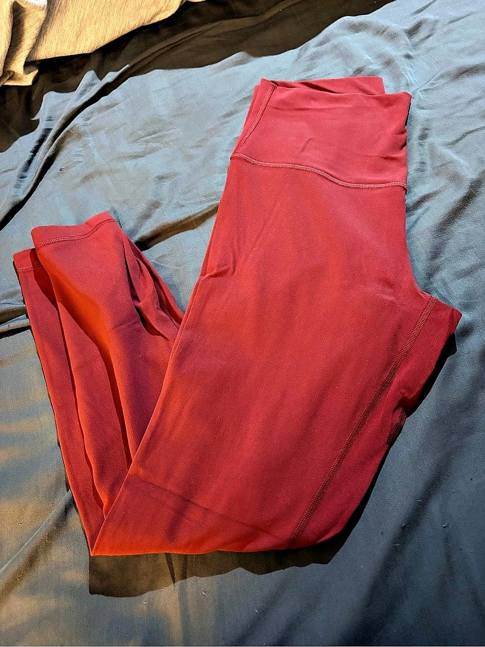 lululemon Align High-Rise Pant 25" Leggings, Red, Size 8